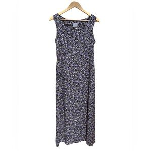 Rabbit Rabbit Rabbit Designs Vintage Floral Sleeveless Maxi Dress